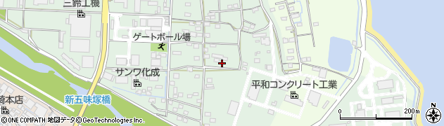 三重県四日市市楠町北五味塚966周辺の地図
