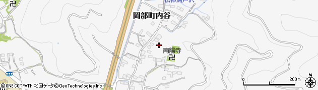 静岡県藤枝市岡部町内谷2209周辺の地図