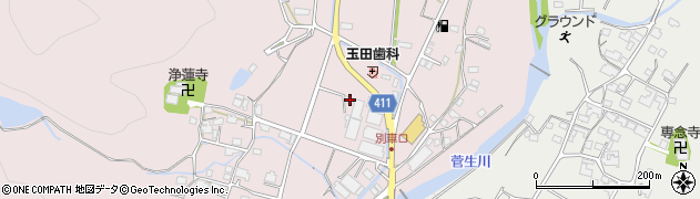 兵庫県姫路市夢前町菅生澗425周辺の地図