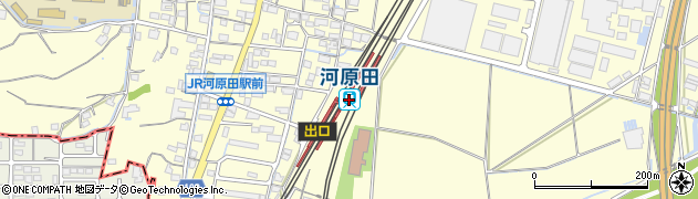 河原田駅周辺の地図