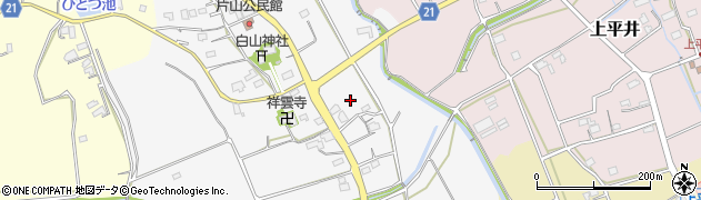 愛知県新城市片山（中屋敷）周辺の地図