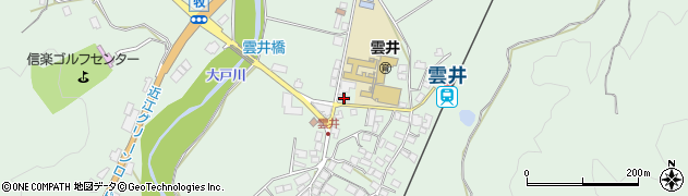 滋賀県甲賀市信楽町牧881周辺の地図