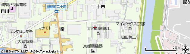 京都府宇治市槇島町十八28周辺の地図