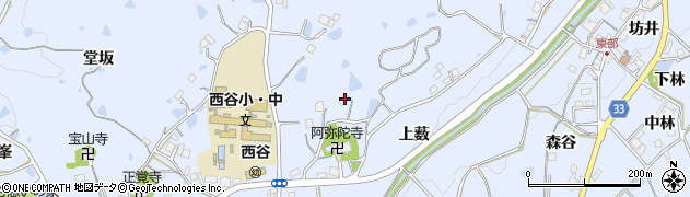 兵庫県宝塚市大原野西谷42周辺の地図