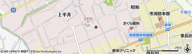 愛知県新城市上平井928周辺の地図