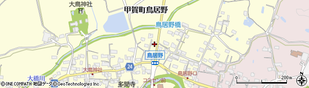 滋賀県甲賀市甲賀町鳥居野434周辺の地図