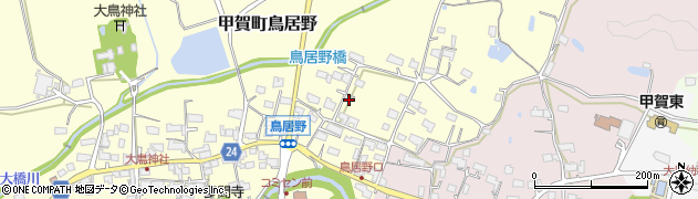 滋賀県甲賀市甲賀町鳥居野413周辺の地図