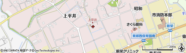 愛知県新城市上平井1周辺の地図