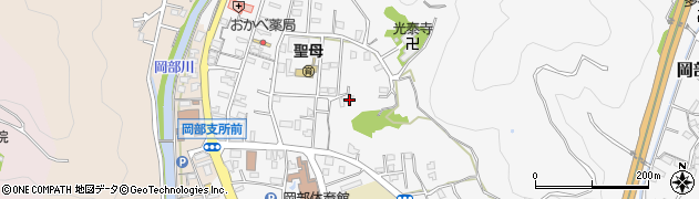 静岡県藤枝市岡部町内谷577周辺の地図