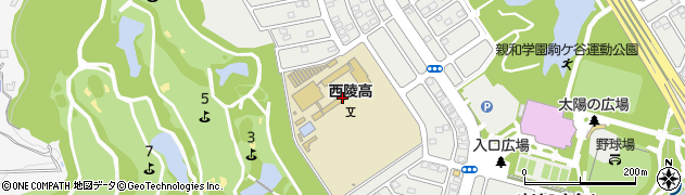 兵庫県立三田西陵高等学校周辺の地図
