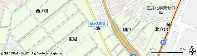 城ケ入町北周辺の地図