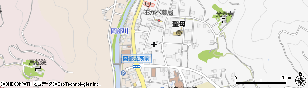 静岡県藤枝市岡部町内谷119周辺の地図