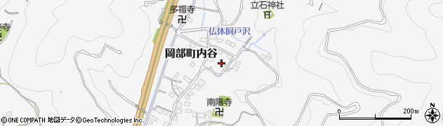 静岡県藤枝市岡部町内谷2241周辺の地図