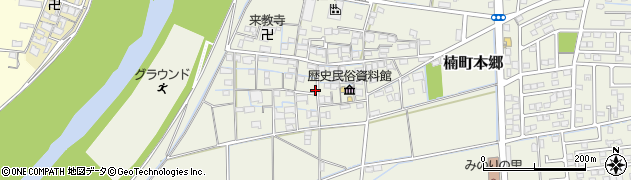 三重県四日市市楠町本郷周辺の地図