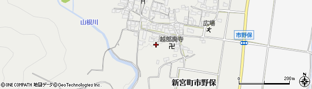 兵庫県たつの市新宮町市野保361周辺の地図