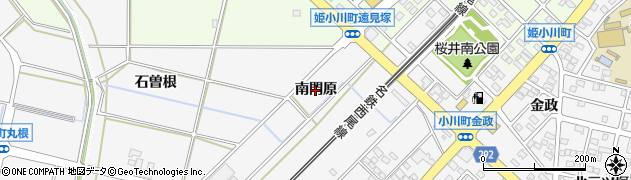 愛知県安城市小川町（南門原）周辺の地図