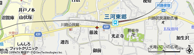 川路光正寺周辺の地図