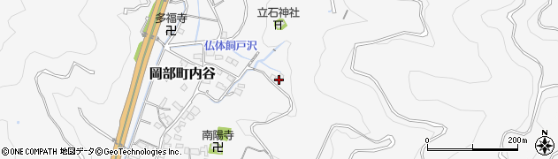 静岡県藤枝市岡部町内谷2236周辺の地図