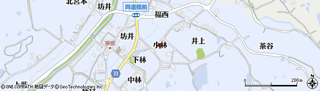兵庫県宝塚市大原野（小林）周辺の地図