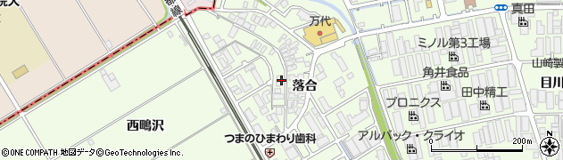 京都府宇治市槇島町（落合）周辺の地図