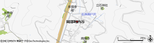 静岡県藤枝市岡部町内谷2261周辺の地図