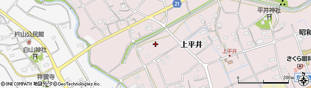 愛知県新城市上平井（屋敷前）周辺の地図