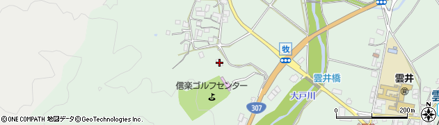 滋賀県甲賀市信楽町牧1206周辺の地図