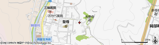 静岡県藤枝市岡部町内谷574周辺の地図