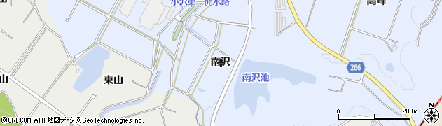 愛知県常滑市久米南沢周辺の地図