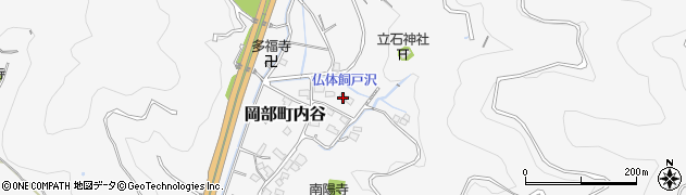静岡県藤枝市岡部町内谷2249周辺の地図