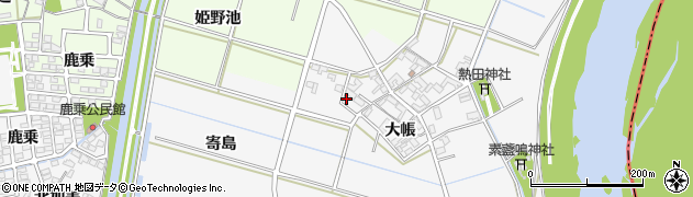 愛知県安城市小川町大帳44周辺の地図