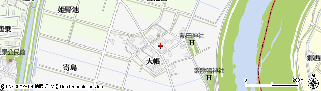 愛知県安城市小川町大帳27周辺の地図
