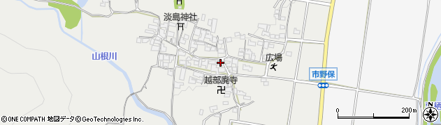 兵庫県たつの市新宮町市野保387周辺の地図