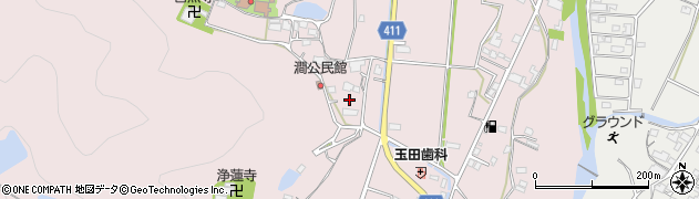 兵庫県姫路市夢前町菅生澗603周辺の地図