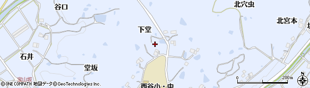 兵庫県宝塚市大原野（下堂）周辺の地図
