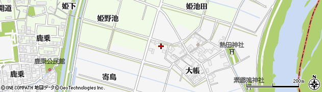 愛知県安城市小川町大帳158周辺の地図