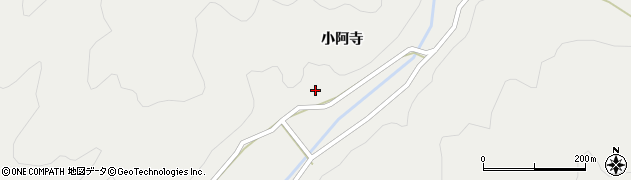 愛知県新城市下吉田小阿寺34周辺の地図