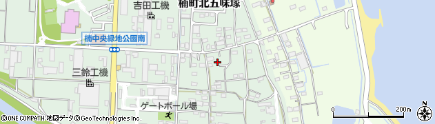 三重県四日市市楠町北五味塚1165-5周辺の地図