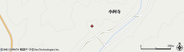 愛知県新城市下吉田小阿寺周辺の地図