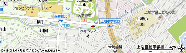 来来亭　岡崎上地店周辺の地図
