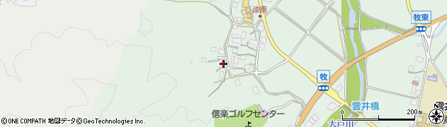 滋賀県甲賀市信楽町牧1230周辺の地図