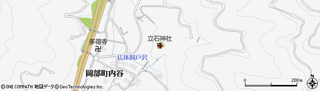 静岡県藤枝市岡部町内谷2519周辺の地図