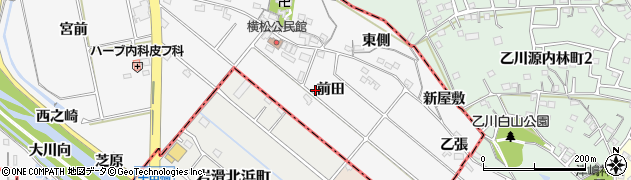 愛知県阿久比町（知多郡）横松周辺の地図