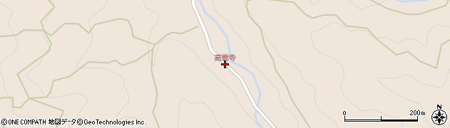 高雲寺周辺の地図