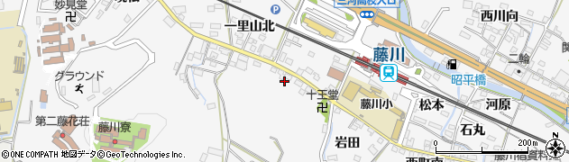 愛知県岡崎市藤川町（一里山南）周辺の地図
