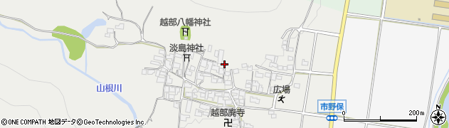 兵庫県たつの市新宮町市野保周辺の地図