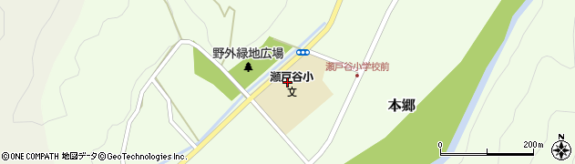 藤枝市立瀬戸谷小学校周辺の地図