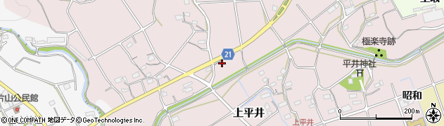 愛知県新城市上平井538周辺の地図