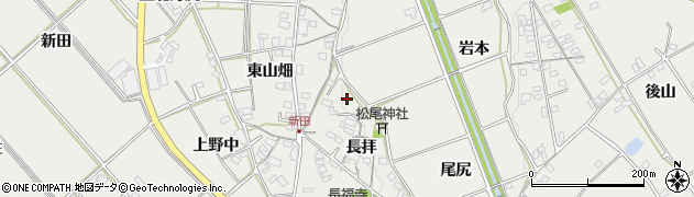 愛知県岡崎市竜泉寺町（正金）周辺の地図