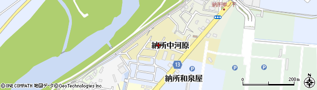 京都府京都市伏見区納所中河原周辺の地図